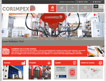 Tablet Screenshot of corimpex.biz